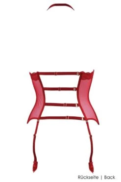 Luxxa - Torsolette - Kepi Line -Exquisites Dessous-Geschäft LUXXA KEPI TORSELETT RED 6 1280x1280