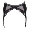 Ritratti Milano - Magenta Garter Belt - Black -Exquisites Dessous-Geschäft MAGENTA LINE GARTERBELT 65687 SCHWARZ 2 2584 1280x1280