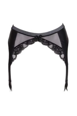 Ritratti Milano - Magenta Garter Belt - Black