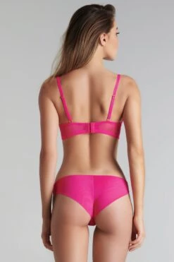 Maison Close - Corps A Corps Neon Balcony Bra - Pink/Gold -Exquisites Dessous-Geschäft MAISON CATANZARO CORPS A CORPS NEON BALCONETTE BH PINK 13 1280x1280