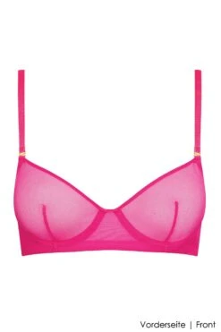 Maison Close - Corps A Corps Neon Balcony Bra - Pink/Gold -Exquisites Dessous-Geschäft MAISON CATANZARO CORPS A CORPS NEON BALCONETTE BH PINK 17 1280x1280