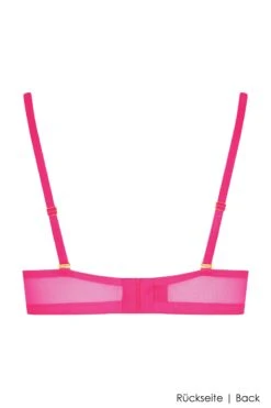 Maison Close - Corps A Corps Neon Balcony Bra - Pink/Gold -Exquisites Dessous-Geschäft MAISON CATANZARO CORPS A CORPS NEON BALCONETTE BH PINK 18 1280x1280