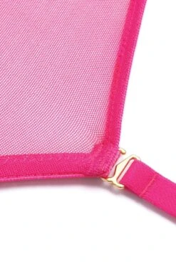 Maison Close - Corps A Corps Neon Balcony Bra - Pink/Gold -Exquisites Dessous-Geschäft MAISON CATANZARO CORPS A CORPS NEON BALCONETTE BH PINK 19 1280x1280