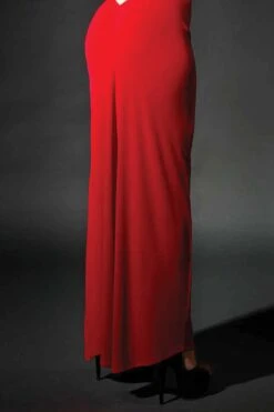 Patrice Catanzaro - Mina Glamour Robe - Red -Exquisites Dessous-Geschäft MAISON CATANZARO MINA ROBE LYCRA ROT 5 1280x1280