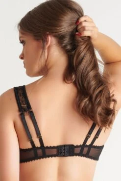 Maison Close - Accroche Coeur Open Cup Bra - Black -Exquisites Dessous-Geschäft MAISON CLOSE ACCROCHE COEUR BH OUVERT 4 1280x1280