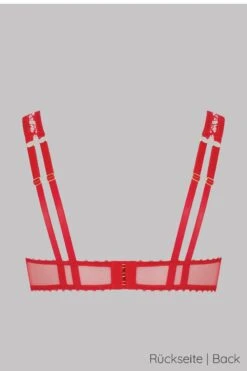 Maison Close - Accroche Coeur Open Cup Bra - Red -Exquisites Dessous-Geschäft MAISON CLOSE ACCROCHE COEUR OUVERT BH ROT 2 1280x1280