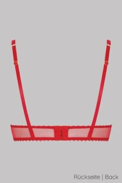 Maison Close - Accroche Coeur Lace Bra - Red -Exquisites Dessous-Geschäft MAISON CLOSE ACCROCHE COEUR ROT WIRED BRA 2 1280x1280