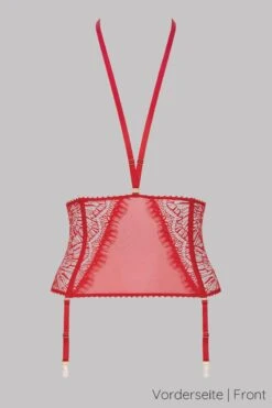 Maison Close - Accroche Coeur Waist Cincher - Red 16 Maison Close - Accroche Coeur Waist Cincher - Red -Exquisites Dessous-Geschäft MAISON CLOSE ACCROCHE COEUR STRAPSGU RTEL ROT 1 1280x1280