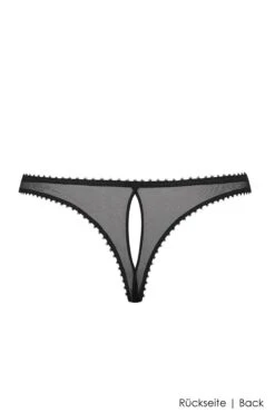 Maison Close - Accroche Coeur Open Thong - Black -Exquisites Dessous-Geschäft MAISON CLOSE ACCROCHE COEUR STRING OUVERT 7 1280x1280