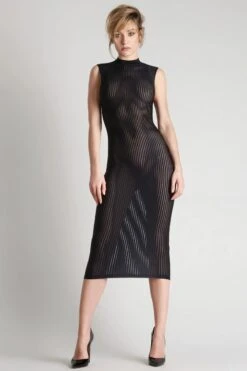 Maison Close - Bande à Part Long Dress - Black