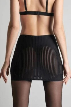 Maison Close - Bande à Part Mini Skirt - Black -Exquisites Dessous-Geschäft MAISON CLOSE BANDE A PART SHORT SKIRT 2 1280x1280