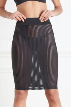 Maison Close - Bande à Part Stretch Skirt - Black -Exquisites Dessous-Geschäft MAISON CLOSE BANDE A PART SKIRT 3 1280x1280