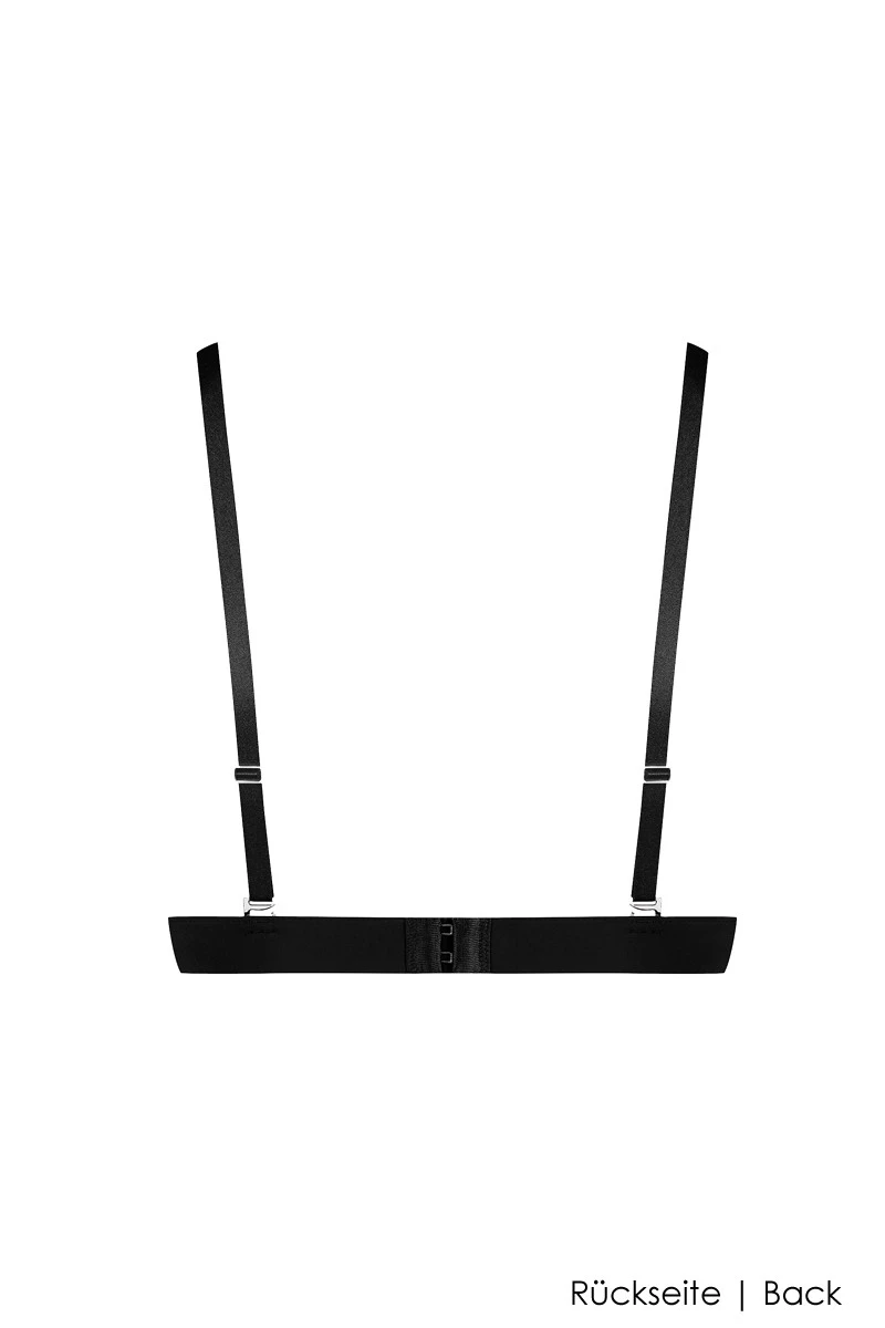 Maison Close - Bande à Part Triangle Bra - Black 7 Maison Close - Bande à Part Triangle Bra - Black – Bild 5