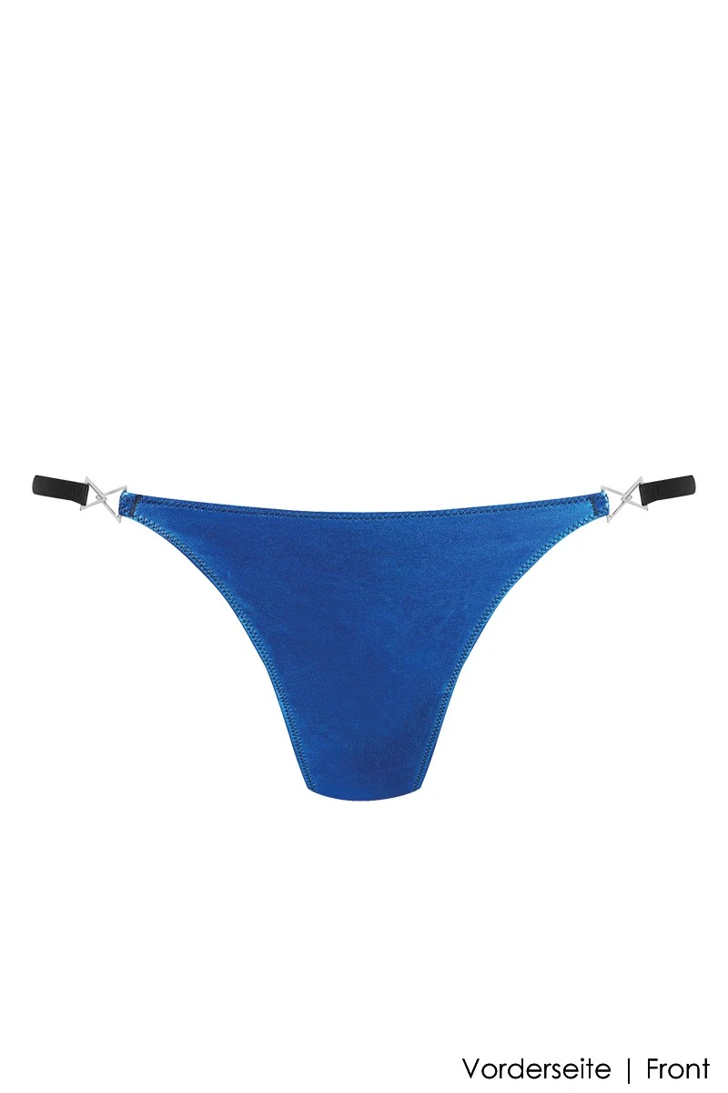 Maison Close - Blue Angel Micro Mini Thong - Metallic Blue 10 Maison Close - Blue Angel Micro Mini Thong - Metallic Blue – Bild 8