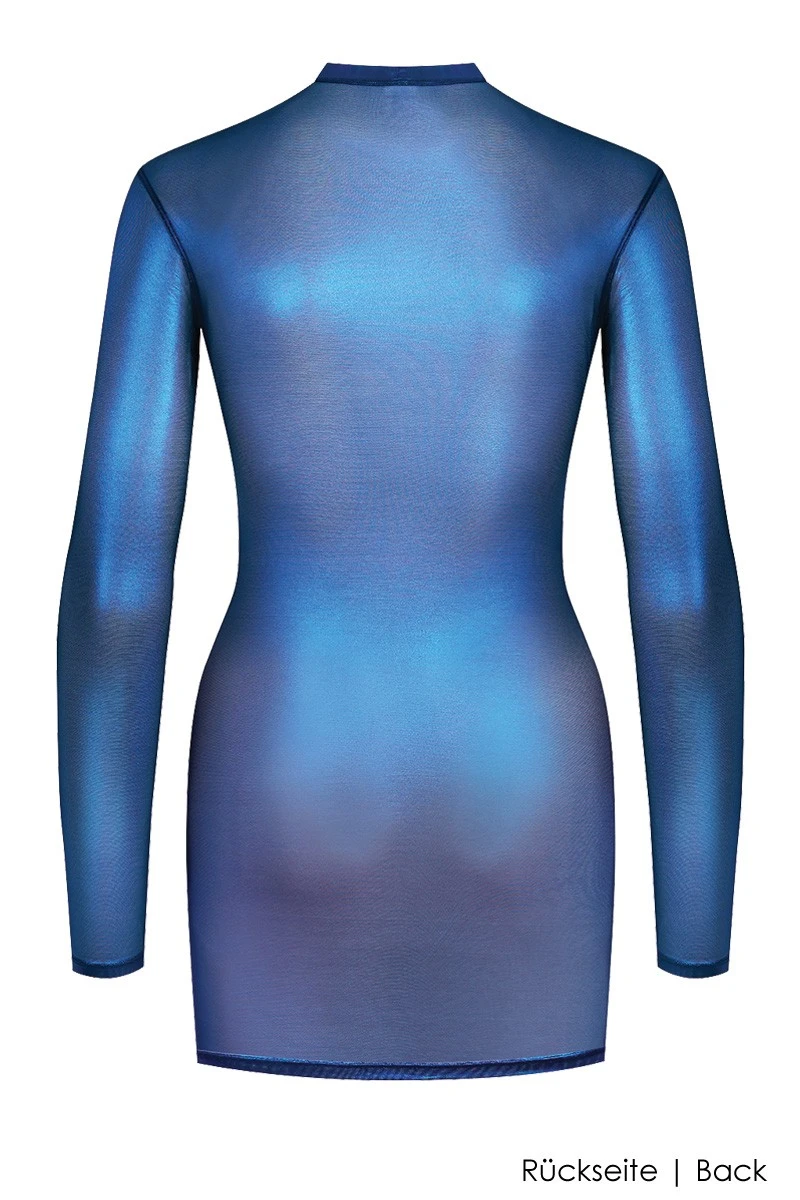 Maison Close - Blue Angel Mini Dress - Metallic Blue 10 Maison Close - Blue Angel Mini Dress - Metallic Blue – Bild 8