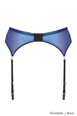 Maison Close - Blue Angel Suspender Belt - Metallic Blue -Exquisites Dessous-Geschäft MAISON CLOSE BLUE ANGEL STRAPSGUERTEL 4 1280x1280