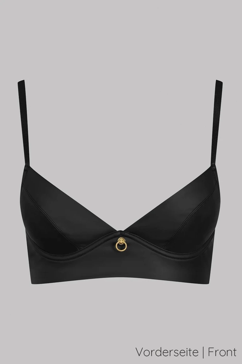 Maison Close - Chambre Noire Bra - Wetlook Black 11 Maison Close - Chambre Noire Bra - Wetlook Black – Bild 9