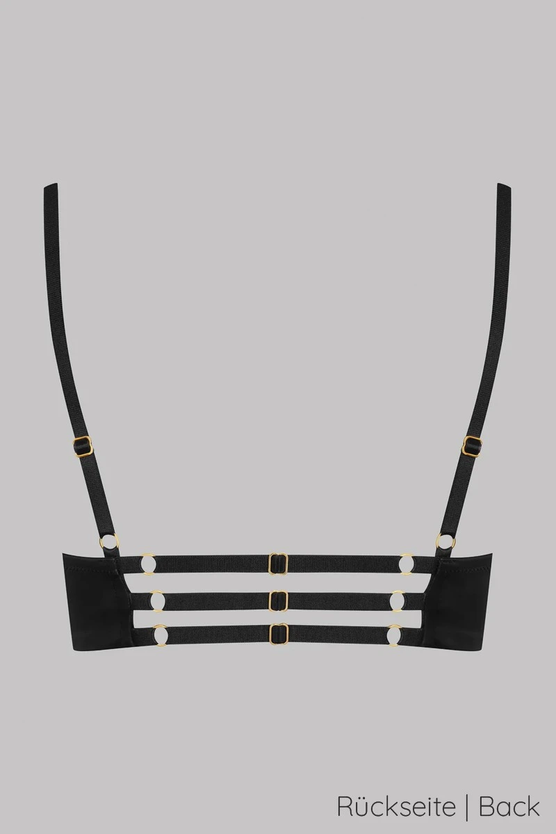 Maison Close - Chambre Noire Bra - Wetlook Black 12 Maison Close - Chambre Noire Bra - Wetlook Black – Bild 10