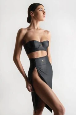 Maison Close - Chambre Noire Bustier Bra - Wetlook Black -Exquisites Dessous-Geschäft MAISON CLOSE CHAMBRE NOIR BUSTIER SCHWARZ 4 1280x1280