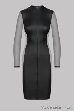 Maison Close - Chambre Noire Midi Dress - Wetlook Black -Exquisites Dessous-Geschäft MAISON CLOSE CHAMBRE NOIR KLEID 6 1280x1280
