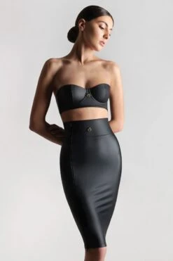 Maison Close - Chambre Noire Pencil Skirt - Wetlook Black -Exquisites Dessous-Geschäft MAISON CLOSE CHAMBRE NOIR ROCK 10 1280x1280