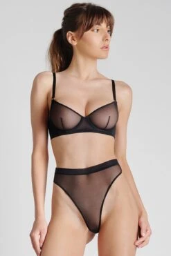 Maison Close - Corps A Corps Balcony Bra - Black -Exquisites Dessous-Geschäft MAISON CLOSE CORPS A CORPS BALCONETTE BH BLACK 11 1280x1280