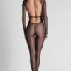 Maison Close - Corps A Corps Mesh Catsuit - Black -Exquisites Dessous-Geschäft MAISON CLOSE CORPS A CORPS CATSUIT OUVERT BLACK 7 1280x1280