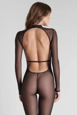 Maison Close - Corps A Corps Mesh Catsuit - Black -Exquisites Dessous-Geschäft MAISON CLOSE CORPS A CORPS CATSUIT OUVERT BLACK 8 1280x1280
