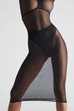 Maison Close - Corps A Corps Midi Dress With Harness - Black -Exquisites Dessous-Geschäft MAISON CLOSE CORPS A CORPS MIDI DRESS WITH HARNESS BLACK 13 1280x1280