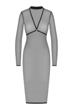 Maison Close - Corps A Corps Midi Dress With Harness - Black -Exquisites Dessous-Geschäft MAISON CLOSE CORPS A CORPS MIDI DRESS WITH HARNESS BLACK 14 1280x1280