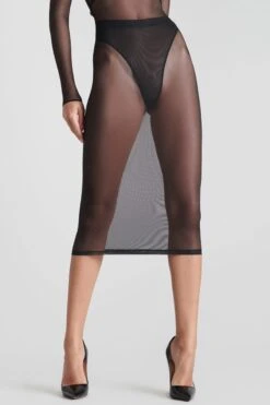 Maison Close - Corps A Corps Midi Dress With Harness - Black -Exquisites Dessous-Geschäft MAISON CLOSE CORPS A CORPS MIDI DRESS WITH HARNESS BLACK 3 1280x1280