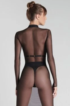 Maison Close - Corps A Corps Midi Dress With Harness - Black -Exquisites Dessous-Geschäft MAISON CLOSE CORPS A CORPS MIDI DRESS WITH HARNESS BLACK 9 1280x1280