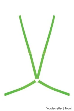 Maison Close - Corps A Corps Harness - Green/Gold -Exquisites Dessous-Geschäft MAISON CLOSE CORPS A CORPS NEON HARNAIS GREEN 3 1280x1280