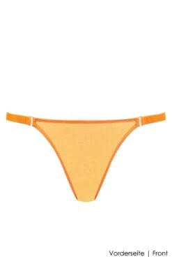 Maison Close - Corps A Corps Neon Thong - Orange/Gold -Exquisites Dessous-Geschäft MAISON CLOSE CORPS A CORPS NEON MINI STRING ORANGE 5 1280x1280