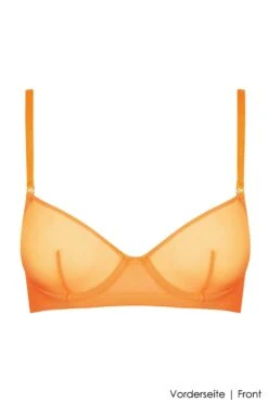 Maison Close - Corps A Corps Neon Balcony Bra - Orange/Gold -Exquisites Dessous-Geschäft MAISON CLOSE CORPS A CORPS NEON ORANGE BALCONETTE BH 6 1280x1280