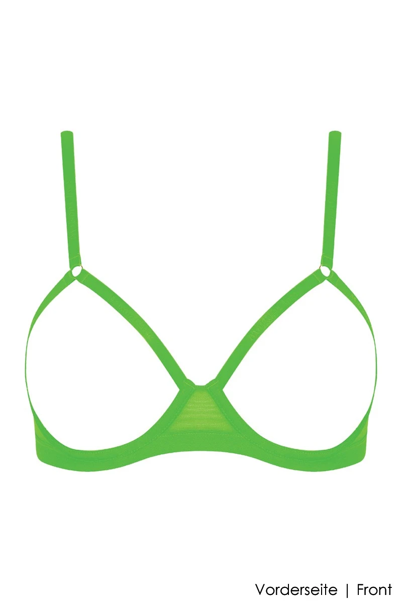 Maison Close - Corps A Corps Neon Open Bra - Green/Gold 9 Maison Close - Corps A Corps Neon Open Bra - Green/Gold – Bild 7