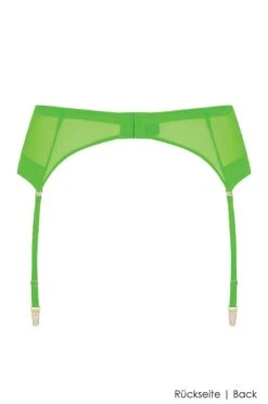 Maison Close - Corps A Corps Neon Suspender - Green/Gold -Exquisites Dessous-Geschäft MAISON CLOSE CORPS A CORPS NEON STRAPSGUERTEL GRUEN 2 1280x1280