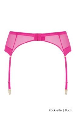Maison Close - Corps A Corps Neon Suspender - Pink/Gold -Exquisites Dessous-Geschäft MAISON CLOSE CORPS A CORPS NEON STRAPSGUERTEL PINK 2 1280x1280
