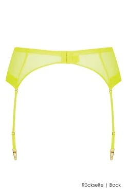 Maison Close - Corps A Corps Neon Suspender Belt - Yellow/Gold -Exquisites Dessous-Geschäft MAISON CLOSE CORPS A CORPS NEON STRAPSGUERTEL YELLOW 2 1280x1280