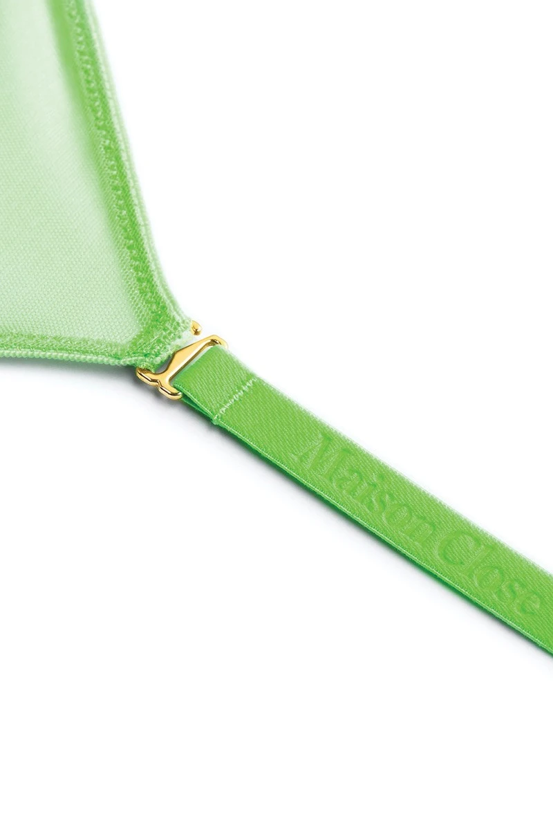 Maison Close - Corps A Corps Neon Triangle Bra - Green/Gold 9 Maison Close - Corps A Corps Neon Triangle Bra - Green/Gold – Bild 7