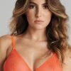 Maison Close - Corps A Corps Neon Triangle Bra - Orange/Gold