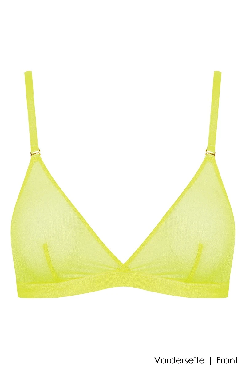 Maison Close - Corps A Corps Neon Triangle Bra - Yellow/Gold 9 Maison Close - Corps A Corps Neon Triangle Bra - Yellow/Gold – Bild 7
