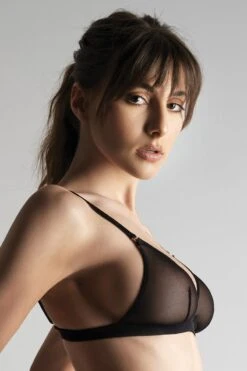 Maison Close - Corps A Corps Triangle Bra - Black -Exquisites Dessous-Geschäft MAISON CLOSE CORPS A CORPS TRIANGEL BH BLACK 3 1280x1280