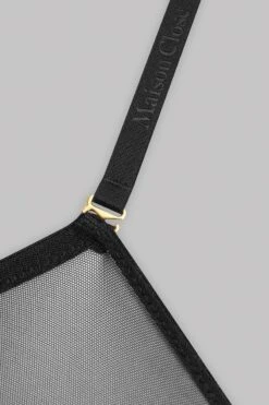Maison Close - Corps A Corps Triangle Bra - Black -Exquisites Dessous-Geschäft MAISON CLOSE CORPS A CORPS TRIANGEL BH BLACK 8 1280x1280