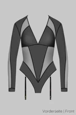 Maison Close - L Amoureuse Thong Body - Black -Exquisites Dessous-Geschäft MAISON CLOSE L AMOUREUSE STRINGBODY SCHWARZ 2 1280x1280