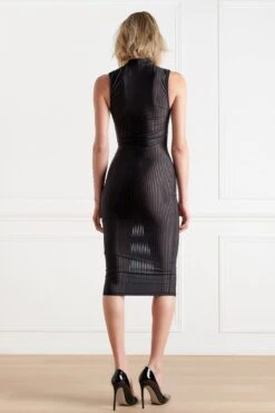 Maison Close - Bande à Part Long Dress - Black -Exquisites Dessous-Geschäft MAISON CLOSE LA FEMME AMAZONE BANDE A PART LONG DRESS BLACK 6 1280x1280