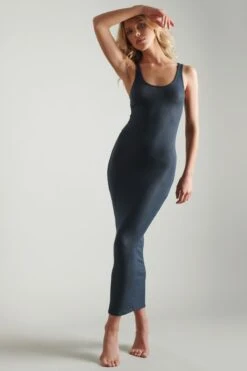 Maison Close - La Femme Amazone Dress - Anthracite -Exquisites Dessous-Geschäft MAISON CLOSE LA FEMME AMAZONE LANG KLEID 608894 GRIS 10 1280x1280