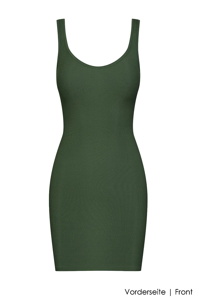 Maison Close - La Femme Amazone Mini Dress - Kaki 6 Maison Close - La Femme Amazone Mini Dress - Kaki – Bild 4