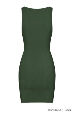 Maison Close - La Femme Amazone Mini Dress - Kaki 17 Maison Close - La Femme Amazone Mini Dress - Kaki -Exquisites Dessous-Geschäft MAISON CLOSE LA FEMME AMAZONE SHORT DRESS KAKI 9 1280x1280