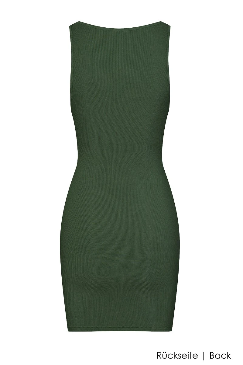 Maison Close - La Femme Amazone Mini Dress - Kaki 7 Maison Close - La Femme Amazone Mini Dress - Kaki – Bild 5